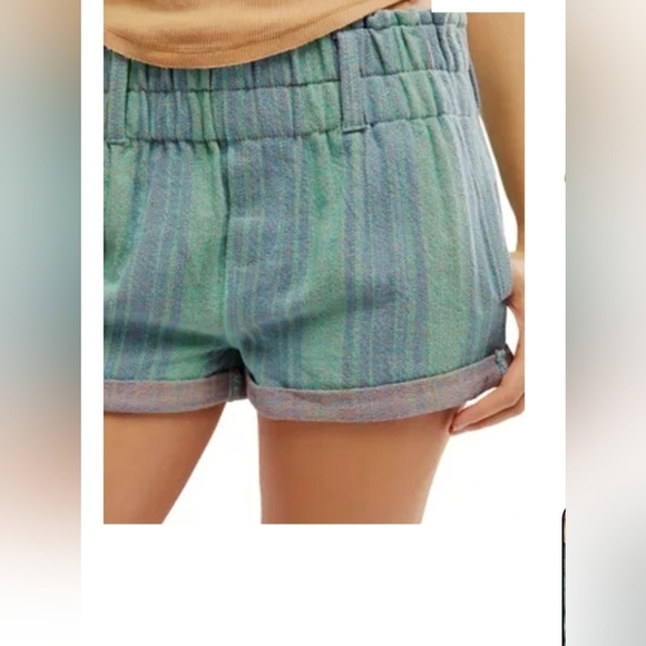 Free people We The Free Solar Flare Baja Striped Shorts size XS brand new - Picture 4 of 6